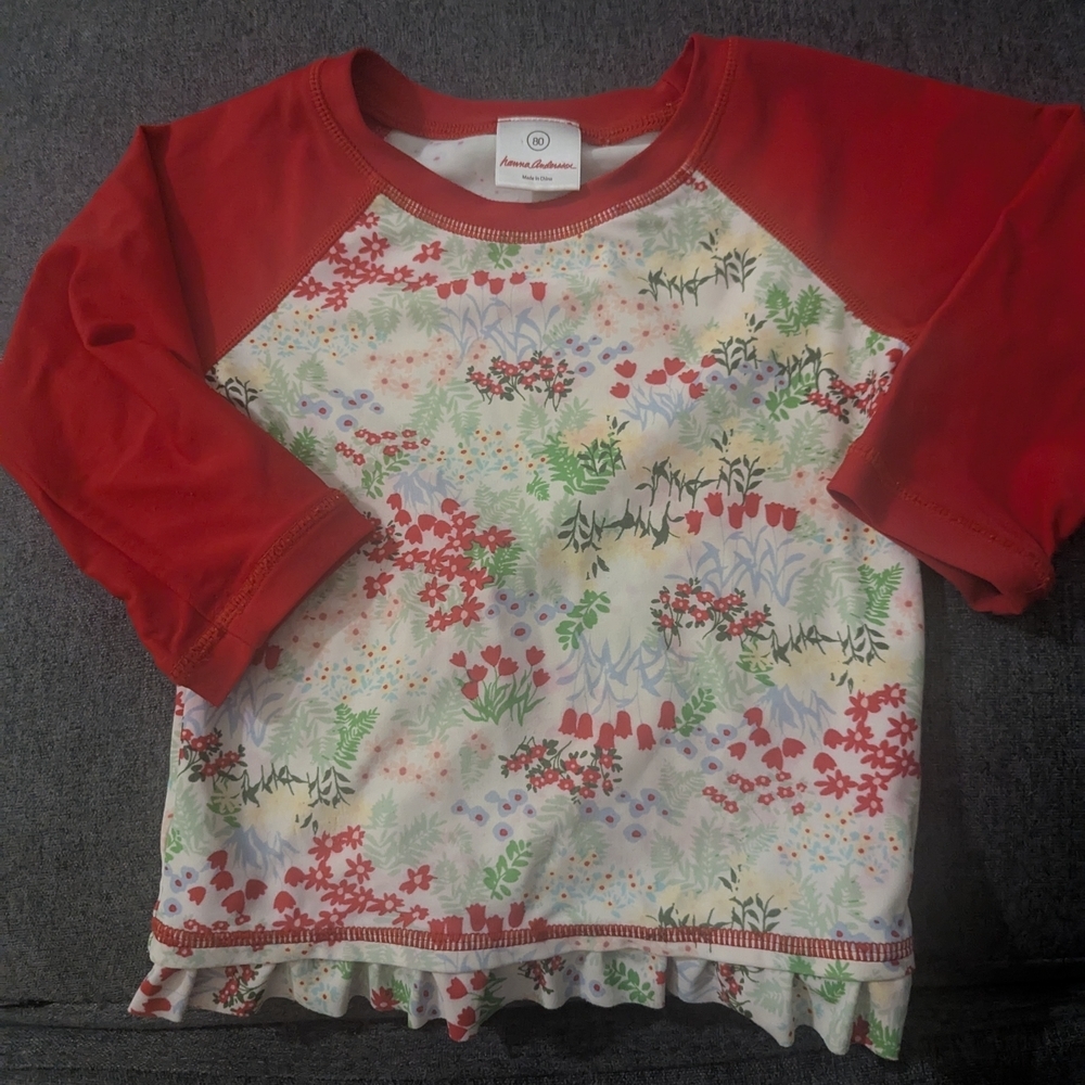 Hanna Andersson Floral Rashguard
